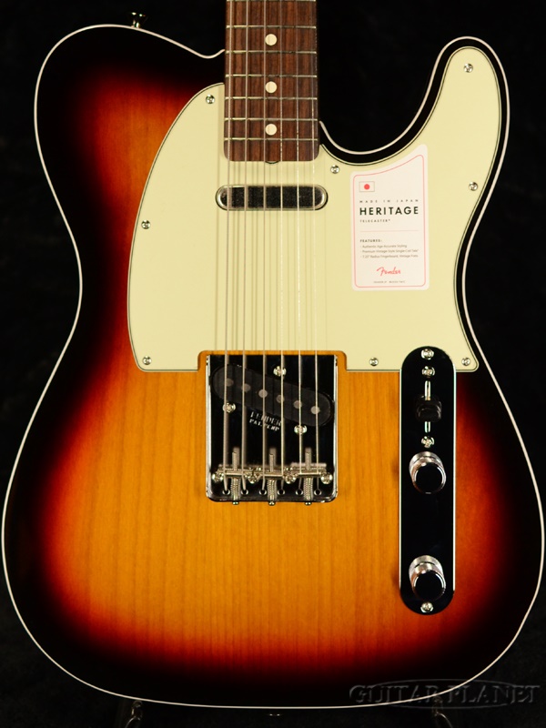 Fender : (Sold Out) (N/A) Heritage 60 Telecaster Custom-3-Color 